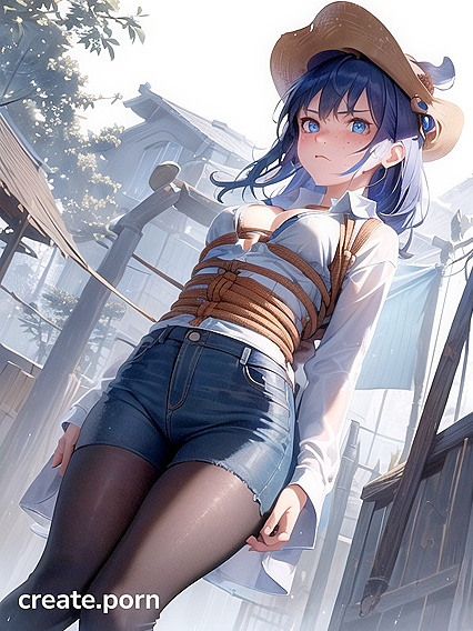Wild West Adventure - Ponytailed Beauty Seduces in Bamboo Forest Hentai
