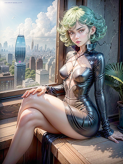 Sunny's Steamy Rooftop Encounter at High Noon Hentai Hentai AI Image