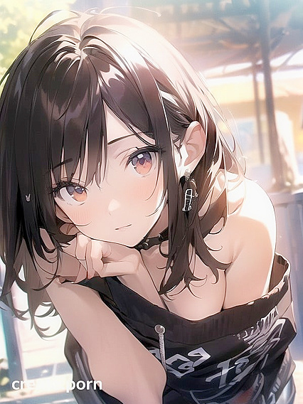 Front View Warm Anime Action in Steamy Hentai AI Image