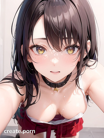 in Uniform Takes Sexy Selfies for Intimate Close-Up hentai Pleasure