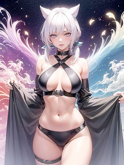 Y'shtola Rhul Seduces in Sultry Hentai AI Image