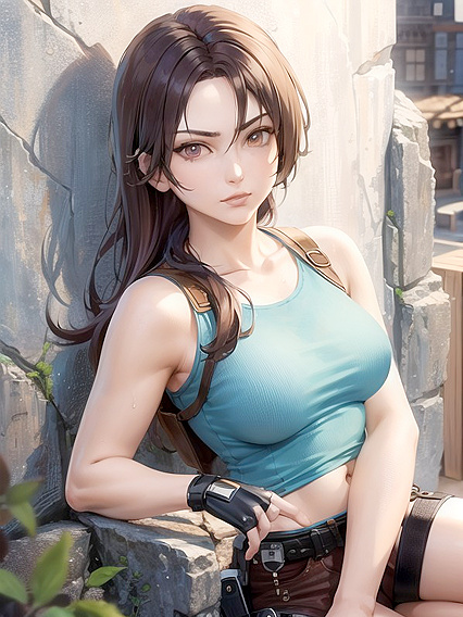 Lara Croft's Sexy Adventures inMind-Blowing Hentai AI Porn