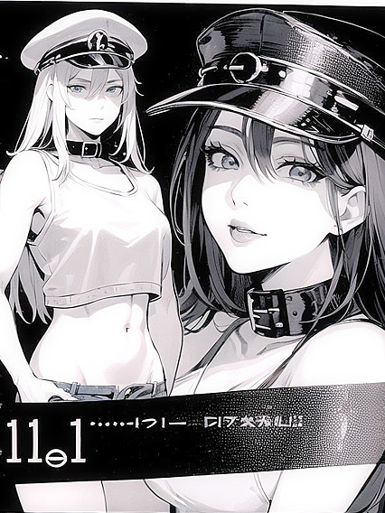 Explore Multiple Angles andSpeech Bubbles in Intense Comic Panel Hentai AI Image