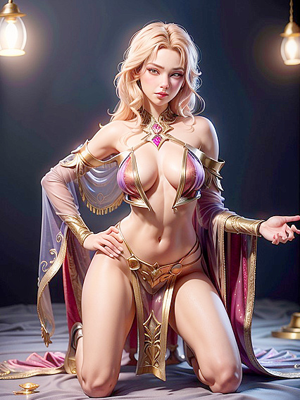 3D Front View Hentai AI Image Packed with Intense Pleasure