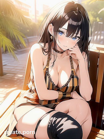 Pale-Skinned Student Masturbates Secretly in the Classroom Hentai AI Image