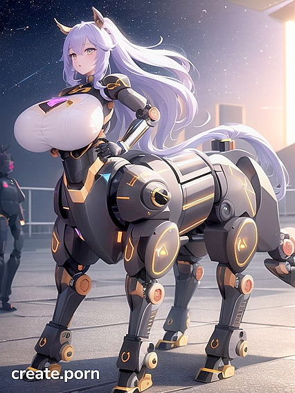Shiny-Haired Beauty Explores Futuristic City in High-Res Hentai Sensation