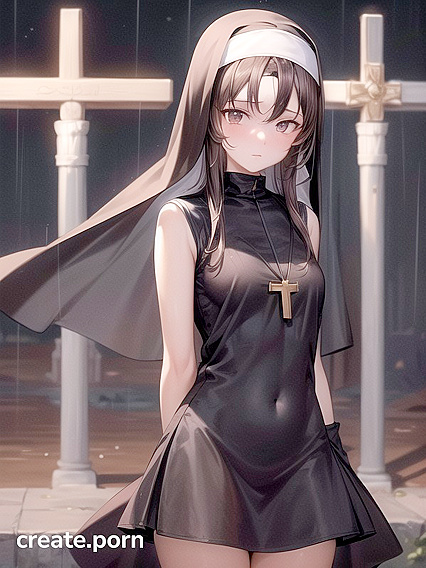 Brunette Standing in the Park for Intense Hentai Pleasure