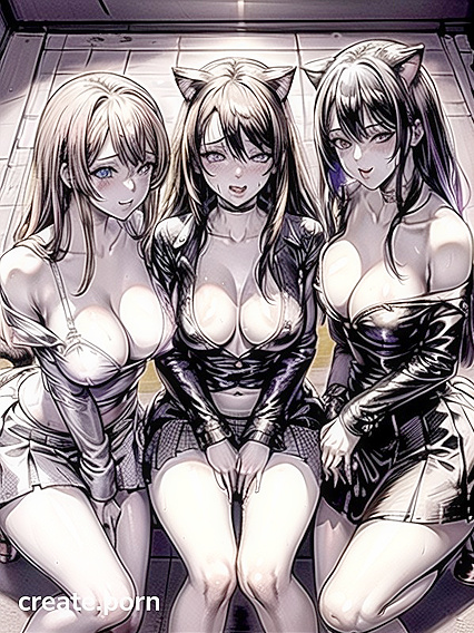 Blue-Eyed Beauty Kneels for Top-Down Hentai Pleasure
