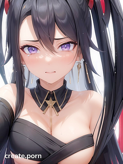 in the Rain - Naked Hentai AI Image That Drip with Emotion
