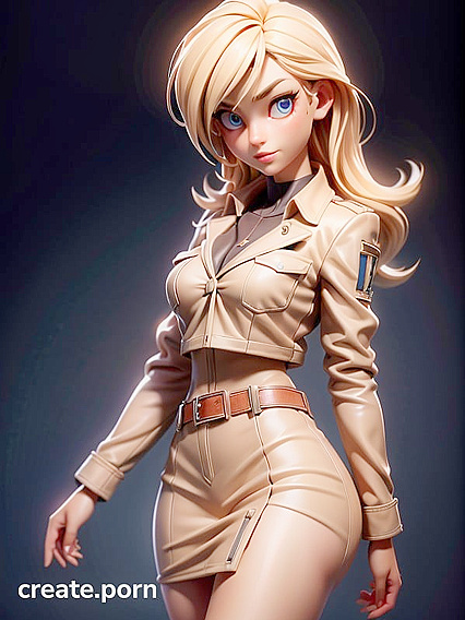 Historia's Small Ass Takes Center Stage in 3D Cartoon Hentai AI Image