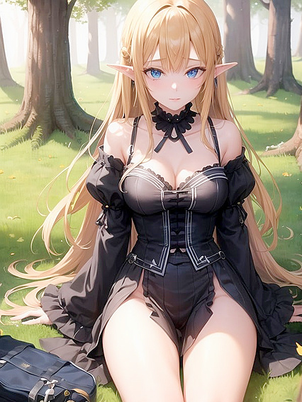 Zelda Gazing at You in a Seductive Forest Hentai Adventure