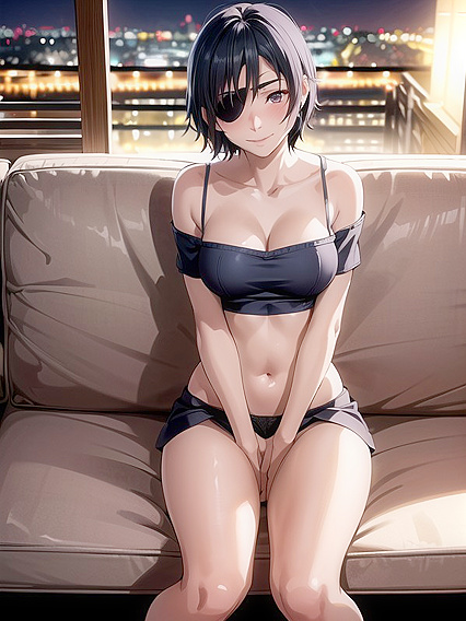 Off-Shoulder Night Seduction --ThighsExposed Hentai Fantasy