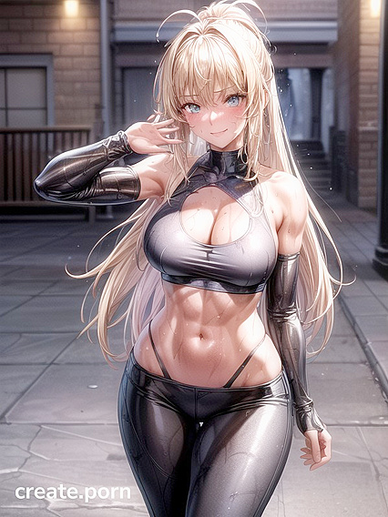 Ultra-Detailed Hentai Porn Showcasing Stunning Cleavage and Exposed Navels