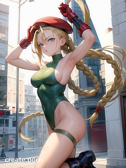 Cammy White's Seductive Moves in Intense Hentai AI Image