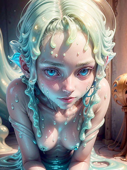 Slime Girl 18+ Gets Seduced in Mesmerizing Hentai AI Image