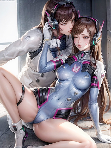 D'Va from Overwatch Engages in Surreal 18+ Hentai Adventures
