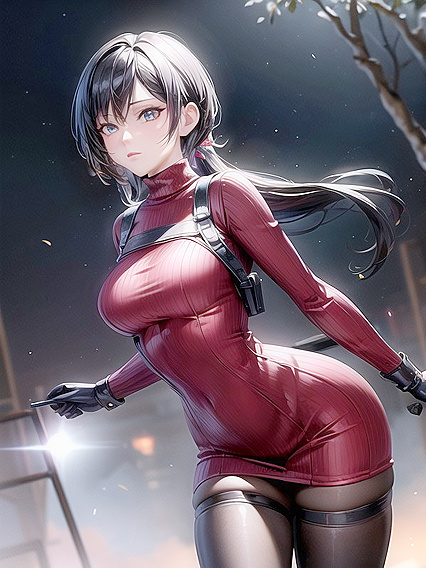 Ada Wong's Seductive Bobcut in Ultra-Detailed Hentai Pleasure Sessions