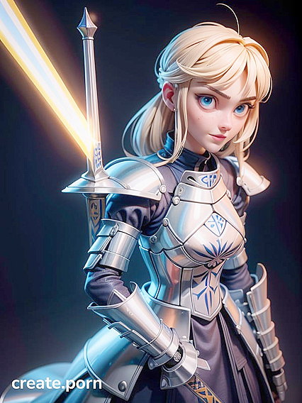 Artoria Pendragon in 3D Cartoon hentai for Intense AI Porn Adventures