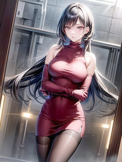 Ada Wong's Ultra-Detailed Black Hair Seduction in Hot Hentai AI Image