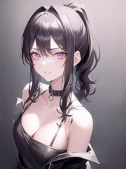 Skinny Girl 18+ Enjoying Top-Down Pleasure Under the Moonlight in Hentai Hentai AI Image
