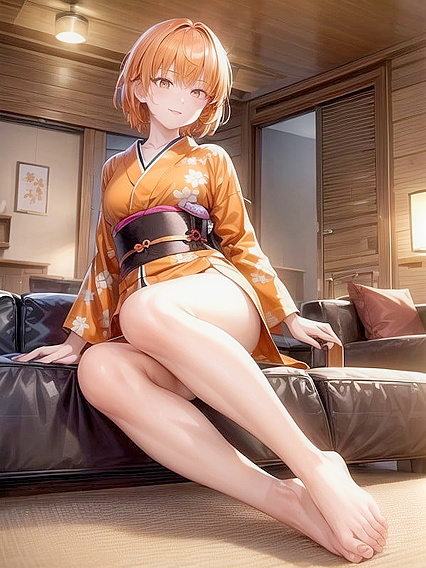 Laid Back in the Living Room - Ultra-Detailed Hentai Fantasy Unleashed