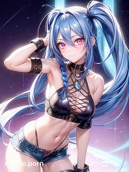 Jinx from League of Legends Gets Wild in Ultra-Detailed Bra Hentai AI Image
