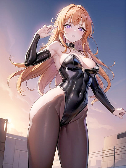 Sad Bikini Girl 18+ Shows Off Her Rounded Ass in hentai Hentai AI Image