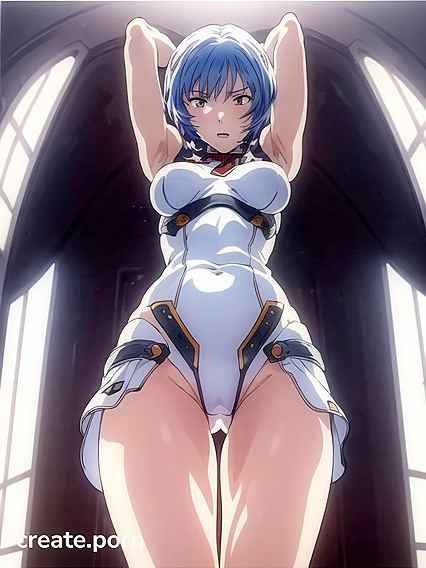 Arms Raised and Small-Assed Girl 18+ Explodes in Hentai Orgasm Bliss