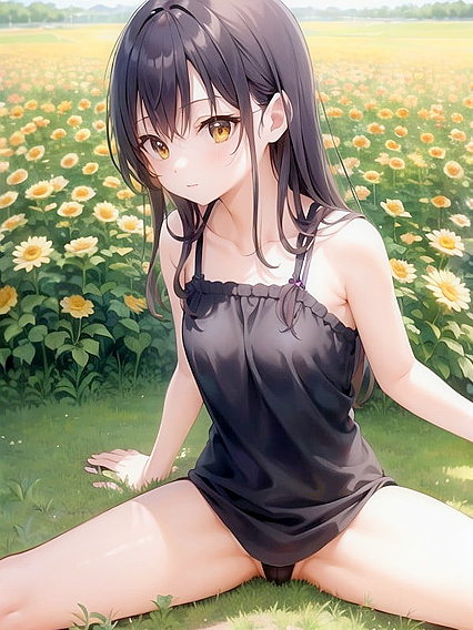 Vibrant Hair and Bright Eyes in Full Body High-Res Hentai AI Porn