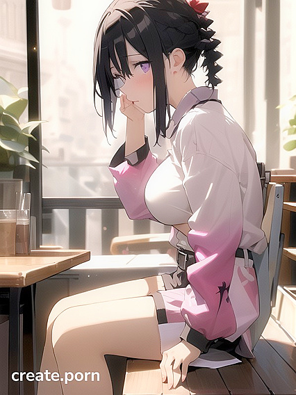 Kochou Shinobu's Embarrassing Moments with Her Medium-Ass in Hentai AI Porn