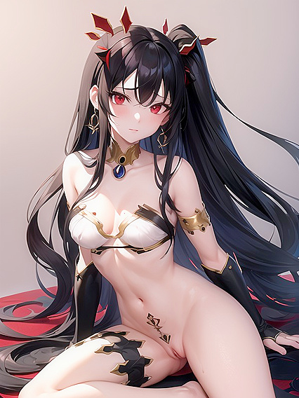 Exploring the Gloomy Shrine - Uncensored Vagina Revelations in hentai Ai Porn