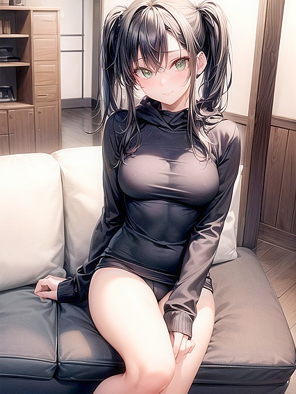 Muscular 18-Year-Old with Pigtails Enjoys Intense Hentai Pleasure