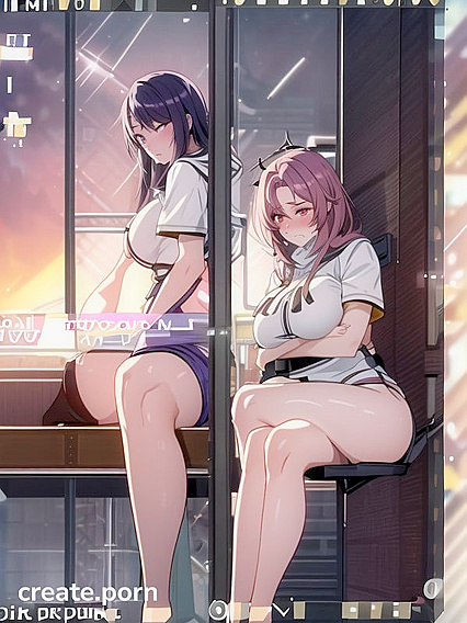 Screencaps of Massive Breasts and Spread Legs in Seductive Hentai AI Image