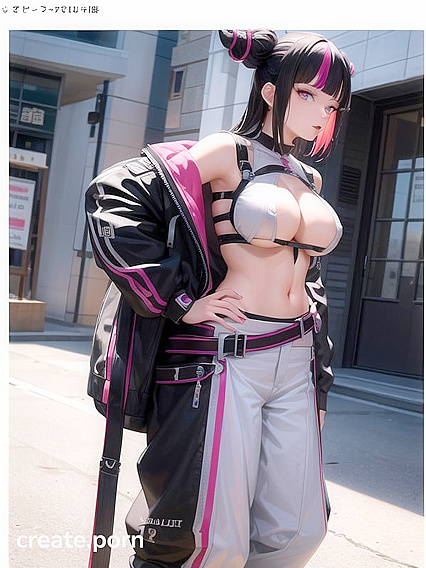 Juri from Street Fighter Seduces You in Steamy Hentai AI Image