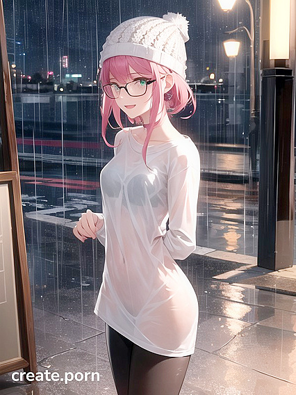 Hentai Porn with Busty Girl 18+ in Big Round Glasses