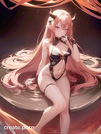 Long-Haired Blonde slut Gets Fucked in Wild Hentai AI Image