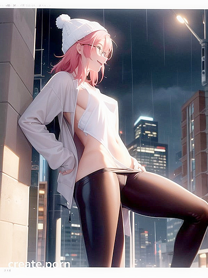 Hentai Porn with Sexy Girl 18+ Wearing Big Round Glasses