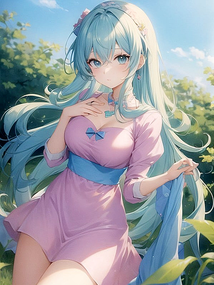 Beautiful Pastel-Colored Anime Girl 18+s in Stunningly Drawn Hentai AI Image
