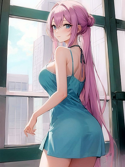 Pastel-Colored Beauty in StunningAnime Hentai Artistry