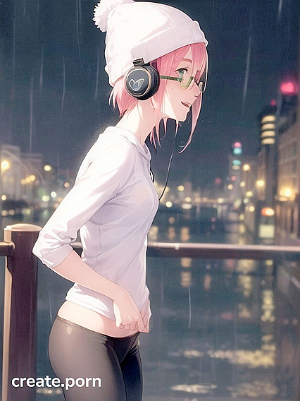 Hentai Hentai AI Image with Sexy Girl 18+ Wearing Big Round Glasses