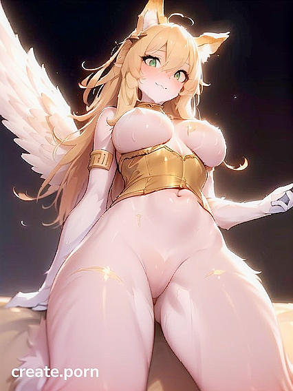 Furry Fantasies - Naked Creatures Masturbate in Seductive Hentai AI Image