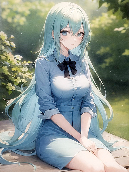 Pastel-Colored Beauty in Stunning Anime Hentai AI Image