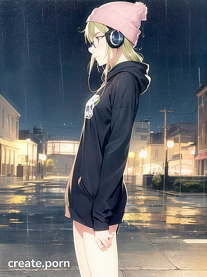 HentHentai AI Imageia - Big-Circular-Glasses Chick in Explicit Hentai AI Image