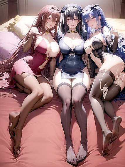 Feet Worship in Tightly Clad Fantasy - A Sensual Hentai Experience