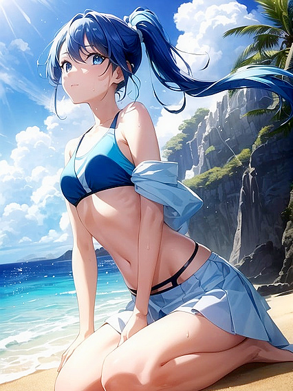 High-Res Summer Time Fun with Absurdly Detailed Hentai Pleasure