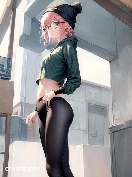Hentai Goddess in Green Clothing and Big Circular Glasses Delivers High-Res Pleasure