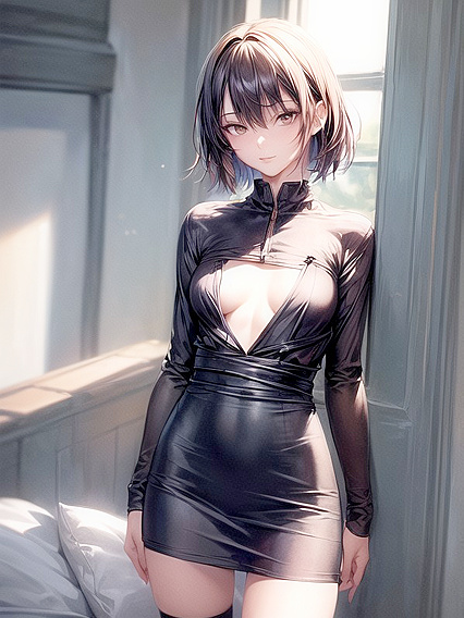 Seductive Stocking-Dressed beauty inMind-Blowing Hentai AI Image