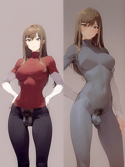 Huge Bulge Hentai AI Image in Intense AI Porn Image