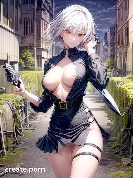 OvergrownCityscape erotically intertwined with pain and dark hues in hentai art