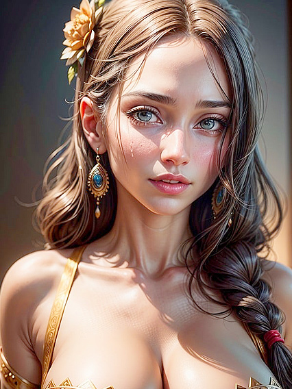Lactating Woman in Seductive Hentai AI Image for Ultimate Pleasure